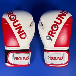 9Round Boxing Gloves Red White Unisex Training Sparring Kickboxing Gear 27